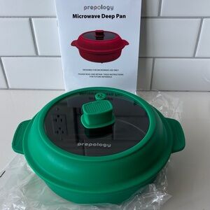 Green Microwave Deep Pan